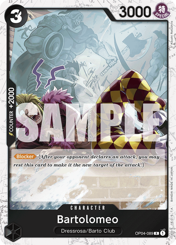Bartolomeo - onepiece TCG Card