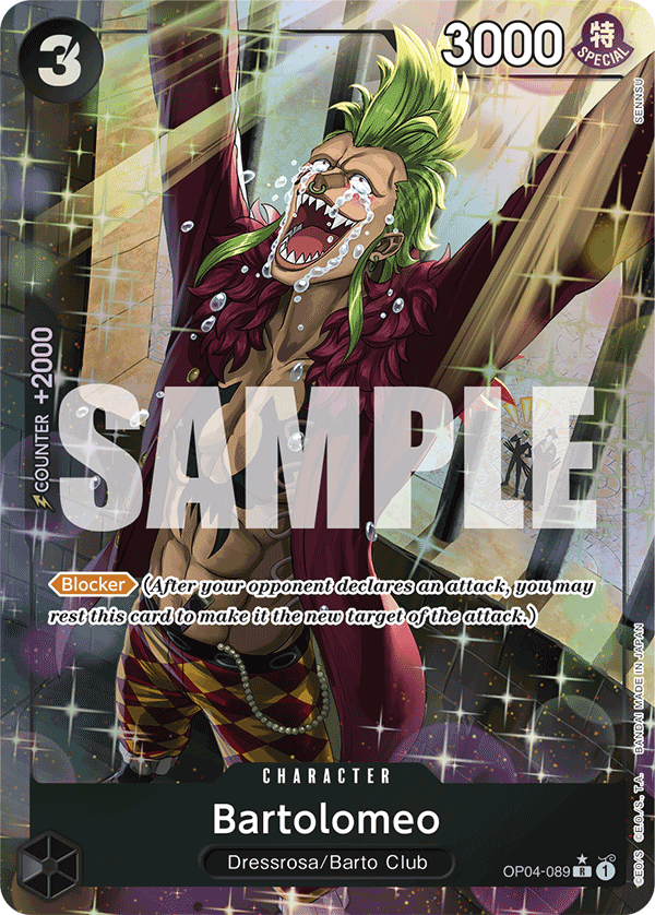 Bartolomeo - onepiece TCG Card