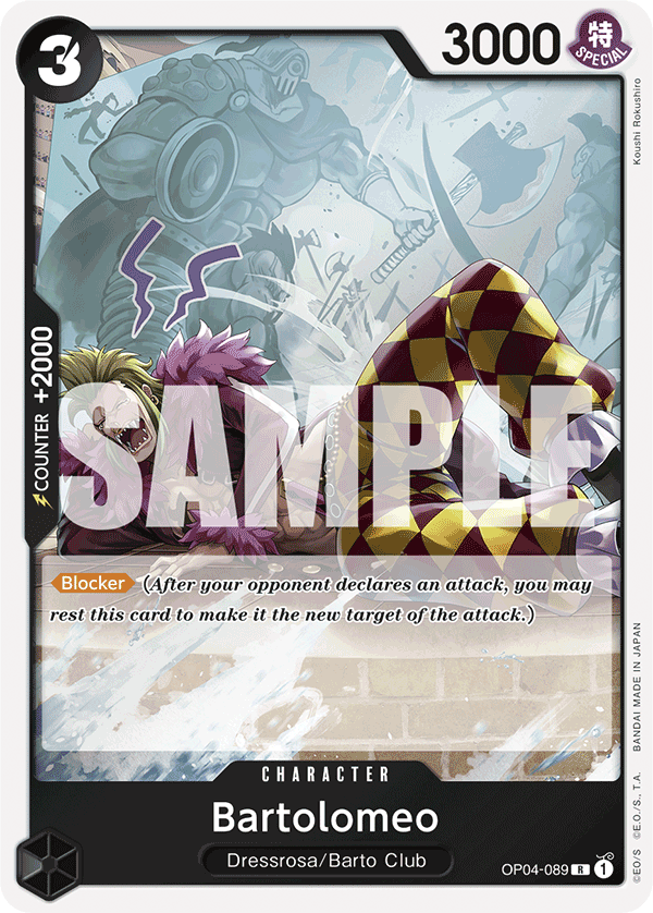 Bartolomeo - onepiece TCG Card