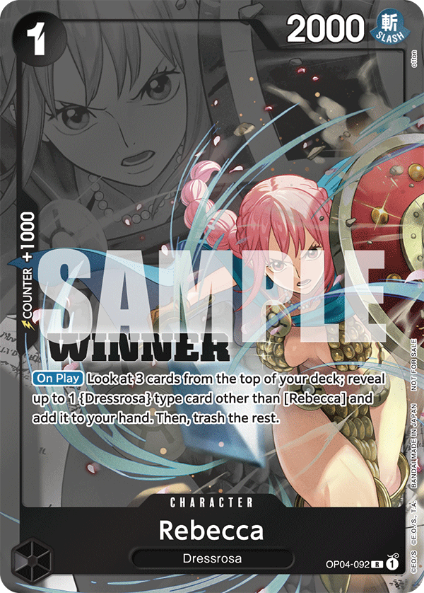 Rebecca - onepiece TCG Card