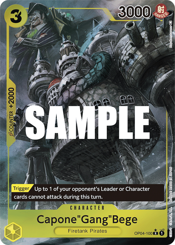 Capone"Gang"Bege - onepiece TCG Card