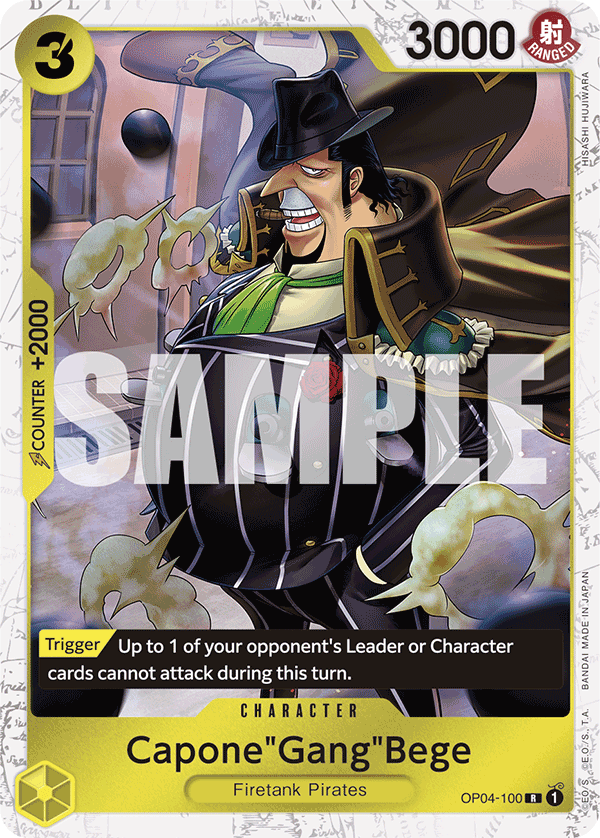 Capone"Gang"Bege - onepiece TCG Card