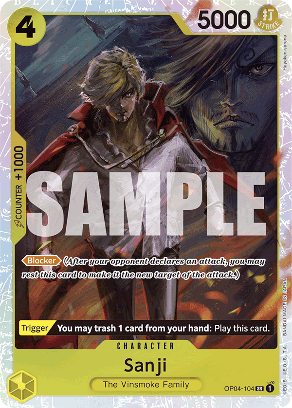 Sanji - onepiece TCG Card