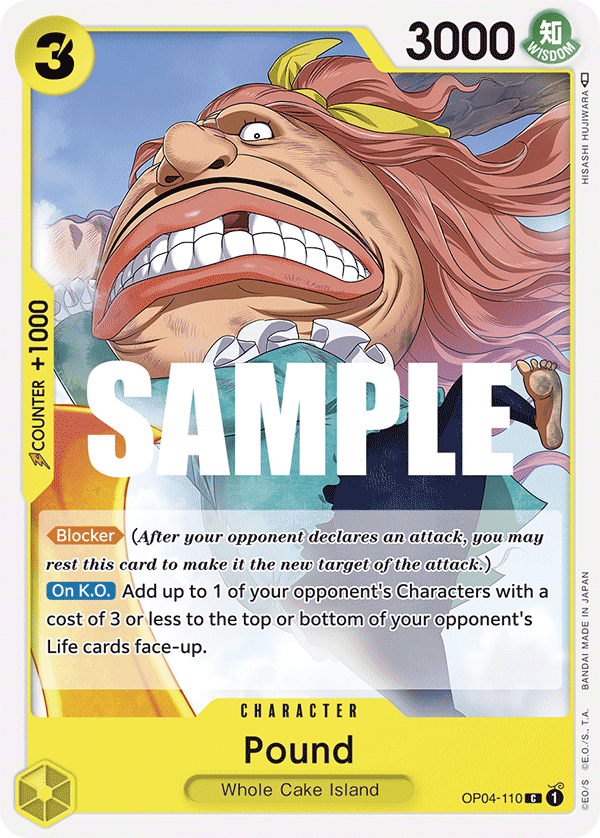 Pound - onepiece TCG Card