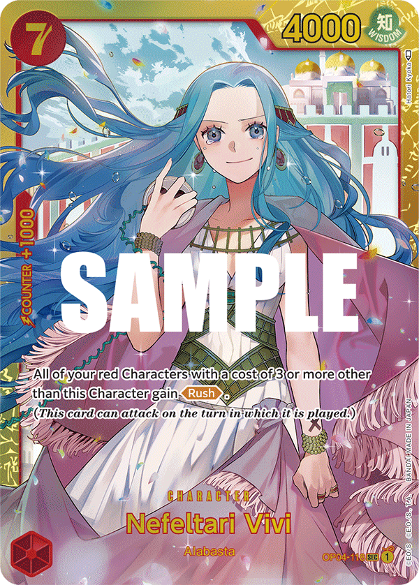 Nefeltari Vivi - onepiece TCG Card