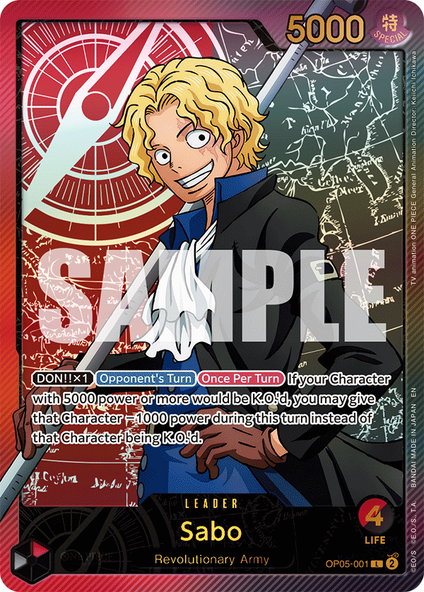Sabo - onepiece TCG Card