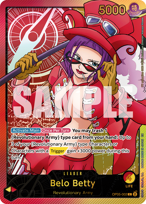 Belo Betty - onepiece TCG Card