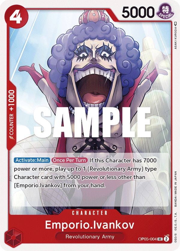 Emporio.Ivankov - onepiece TCG Card