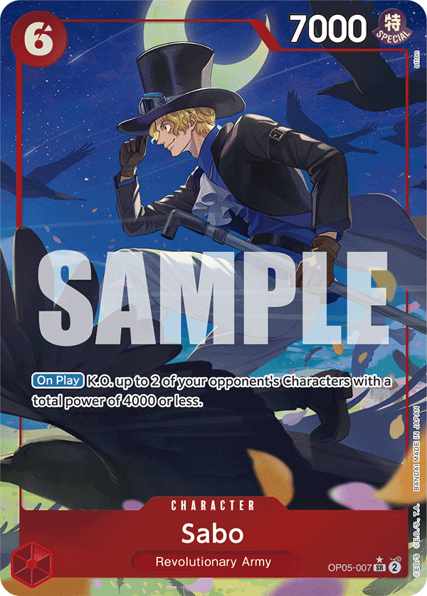 Sabo - onepiece TCG Card