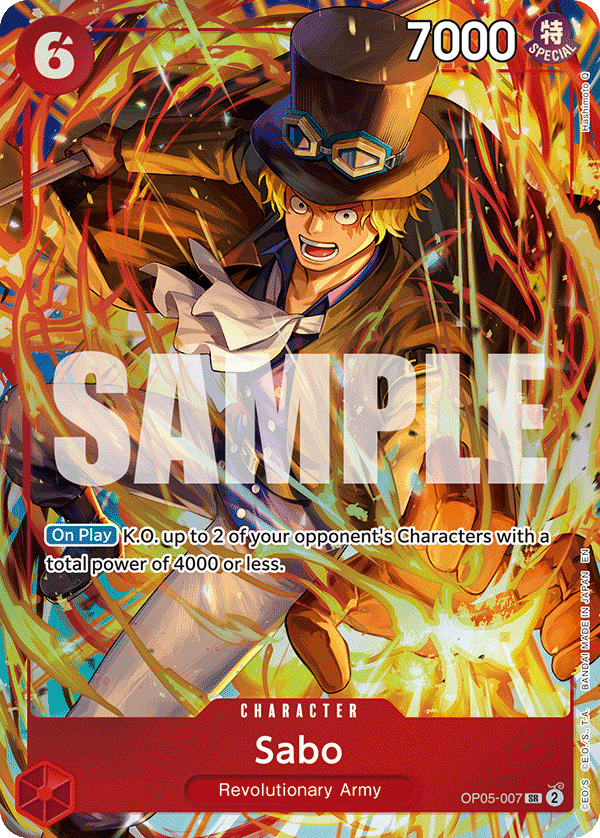 Sabo - onepiece TCG Card