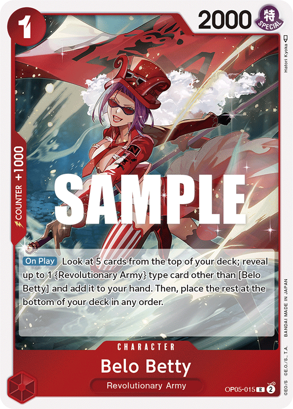 Belo Betty - onepiece TCG Card