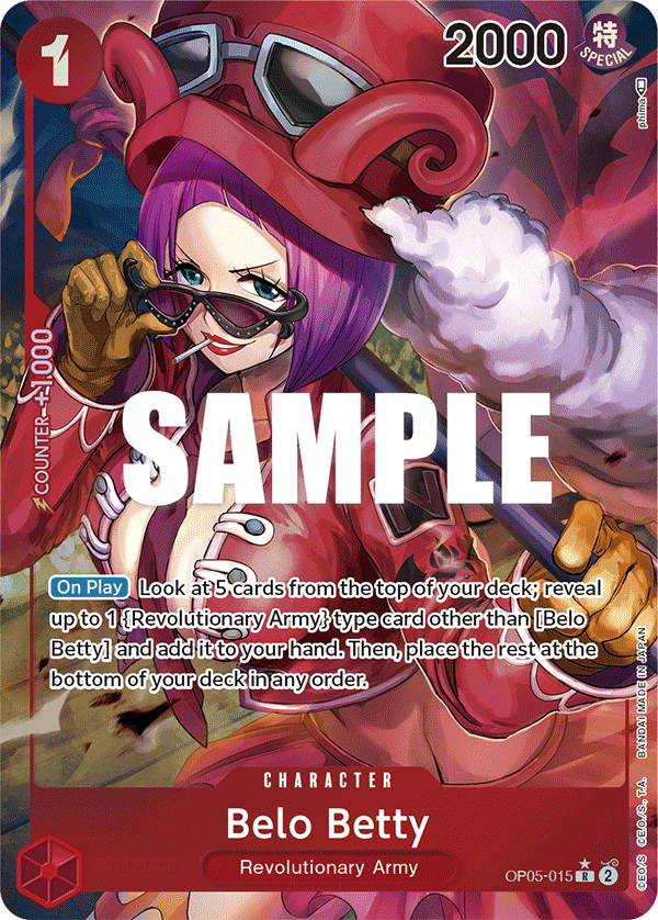 Belo Betty - onepiece TCG Card