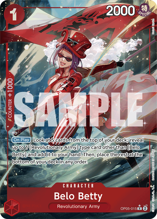 Belo Betty - onepiece TCG Card
