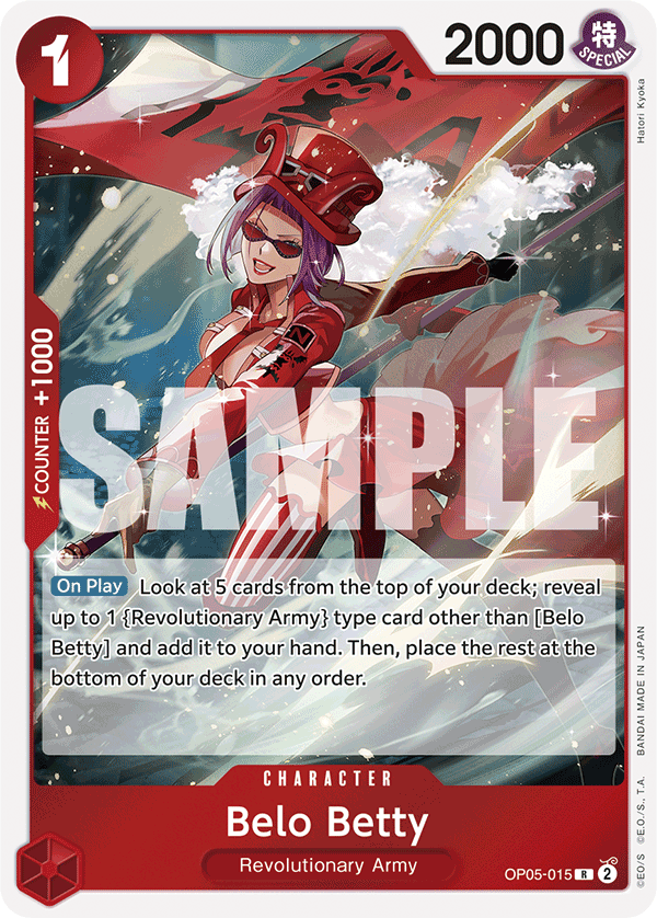 Belo Betty - onepiece TCG Card