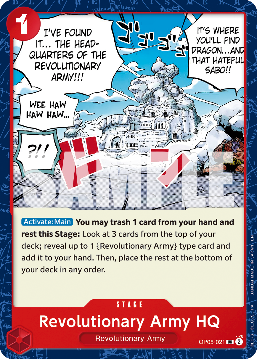Revolutionary Army HQ - onepiece TCG Card