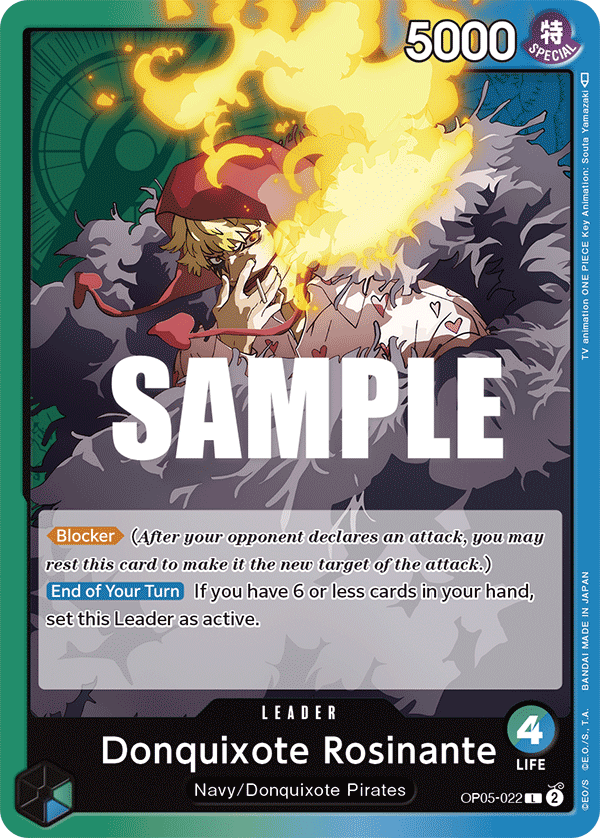 Donquixote Rosinante - onepiece TCG Card