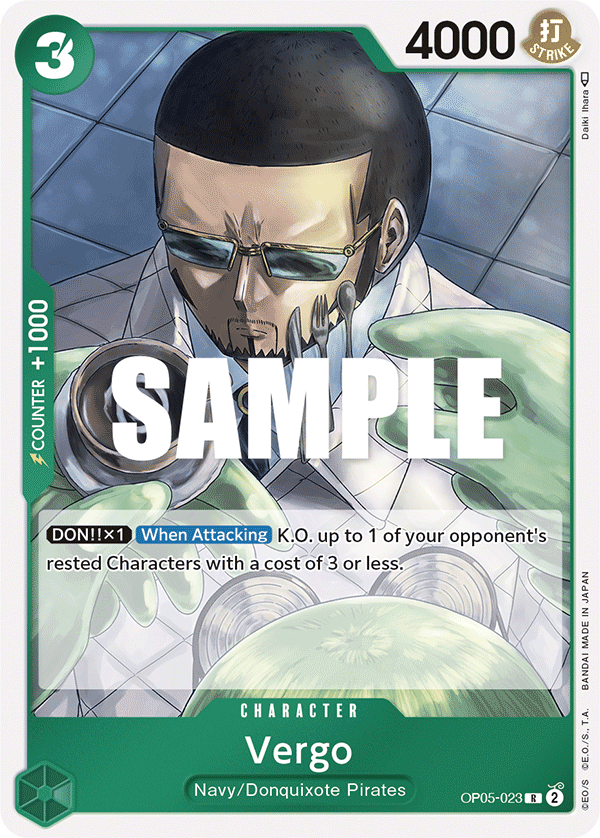 Vergo - onepiece TCG Card