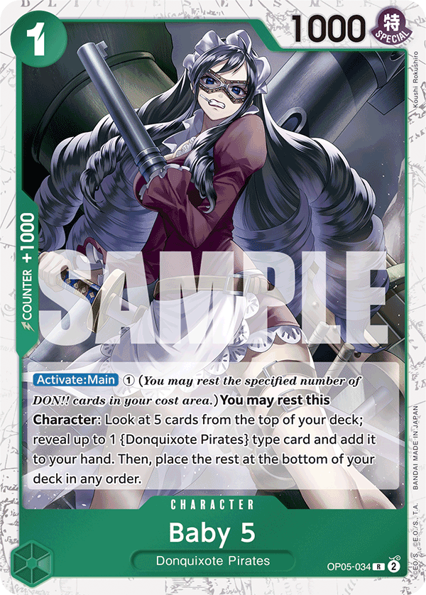 Baby 5 - onepiece TCG Card