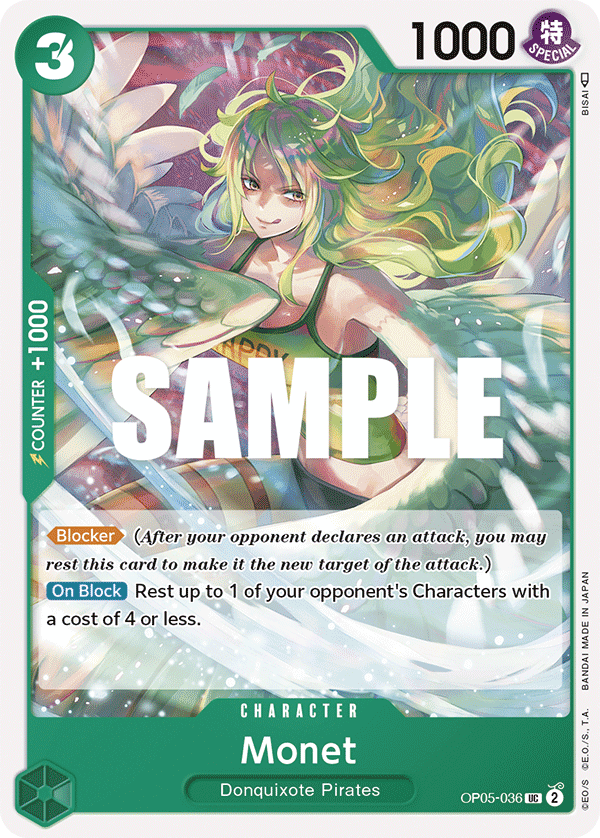 Monet - onepiece TCG Card