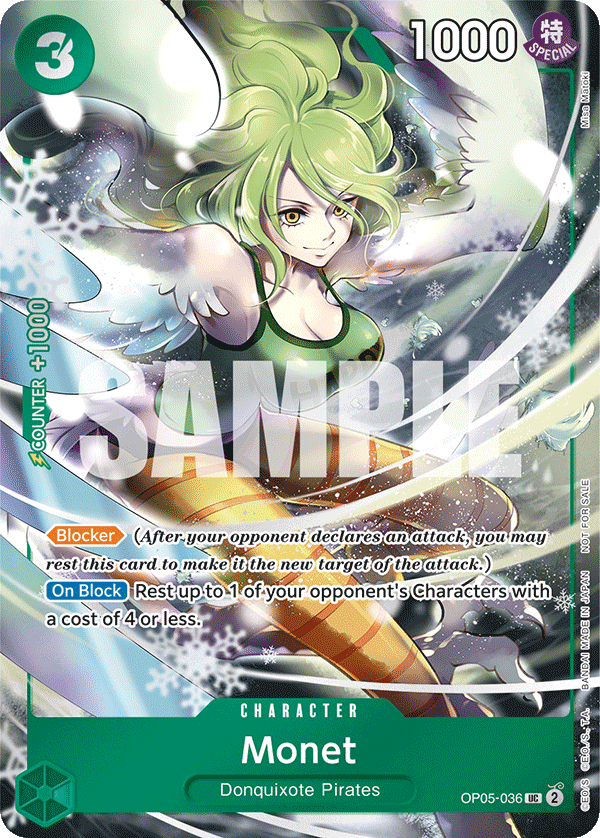 Monet - onepiece TCG Card