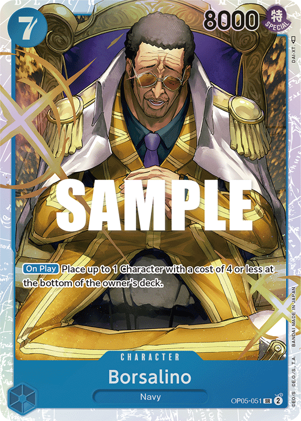Borsalino - onepiece TCG Card