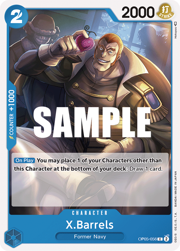 X.Barrels - onepiece TCG Card