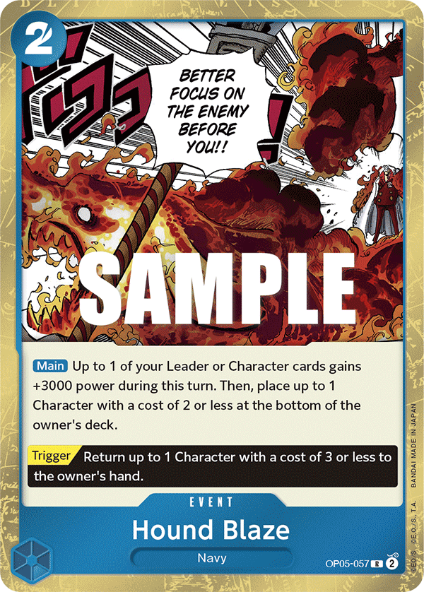 Hound Blaze - onepiece TCG Card
