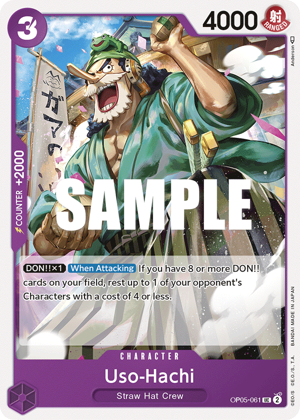 Uso-Hachi - onepiece TCG Card