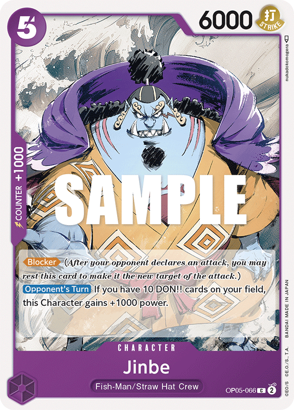 Jinbe - onepiece TCG Card