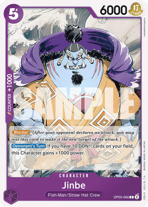 Jinbe - onepiece TCG Card