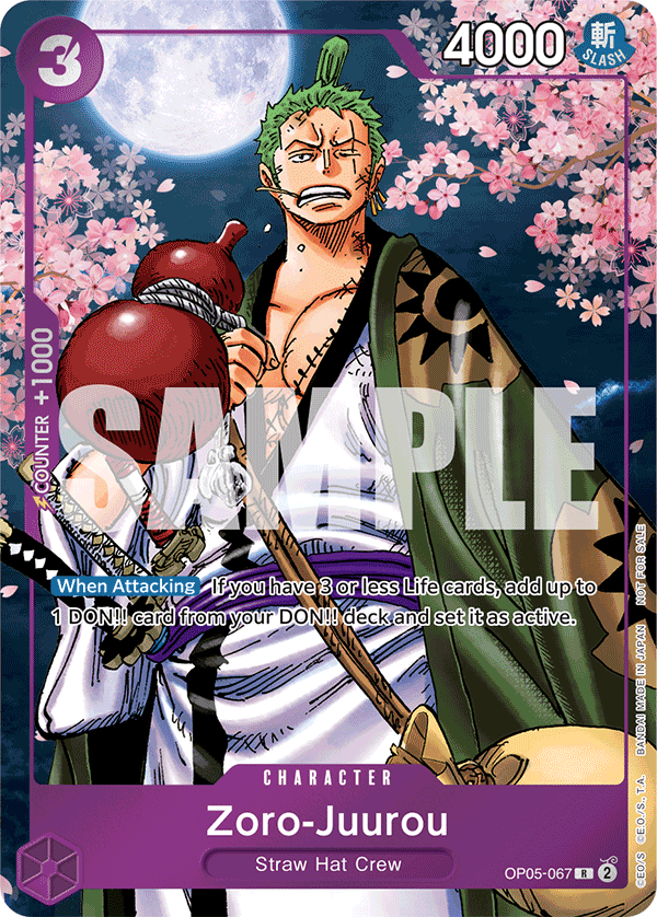 Zoro-Juurou - onepiece TCG Card