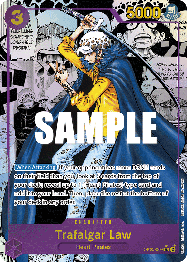 Trafalgar Law - onepiece TCG Card