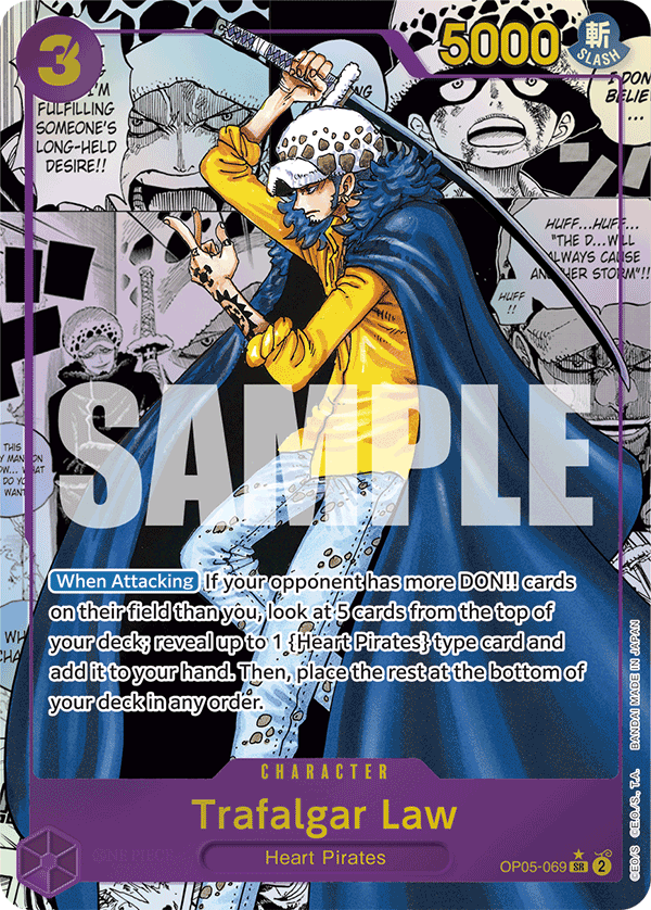Trafalgar Law - onepiece TCG Card