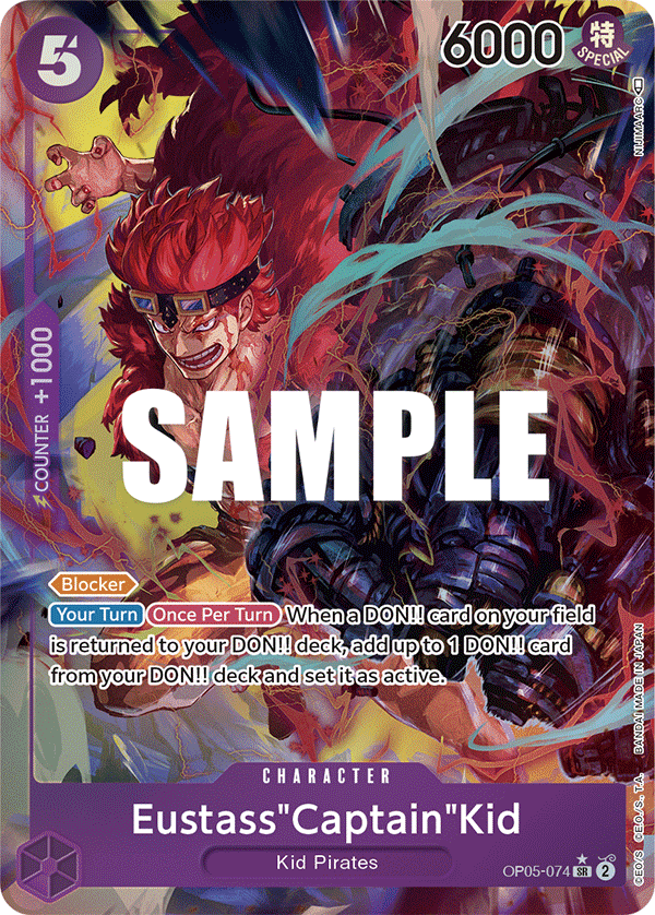 Eustass"Captain"Kid - onepiece TCG Card