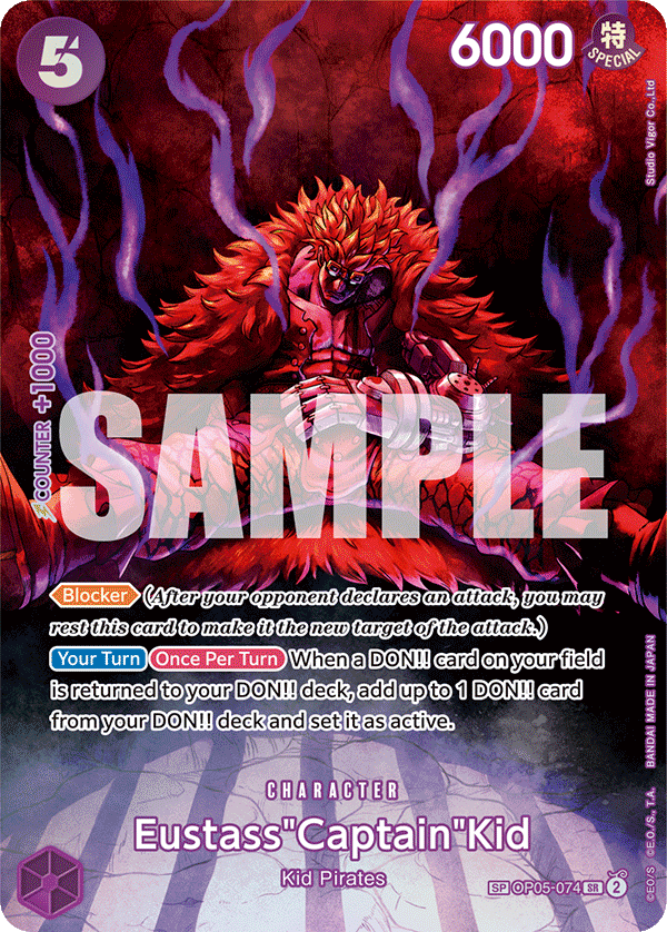 Eustass"Captain"Kid - onepiece TCG Card