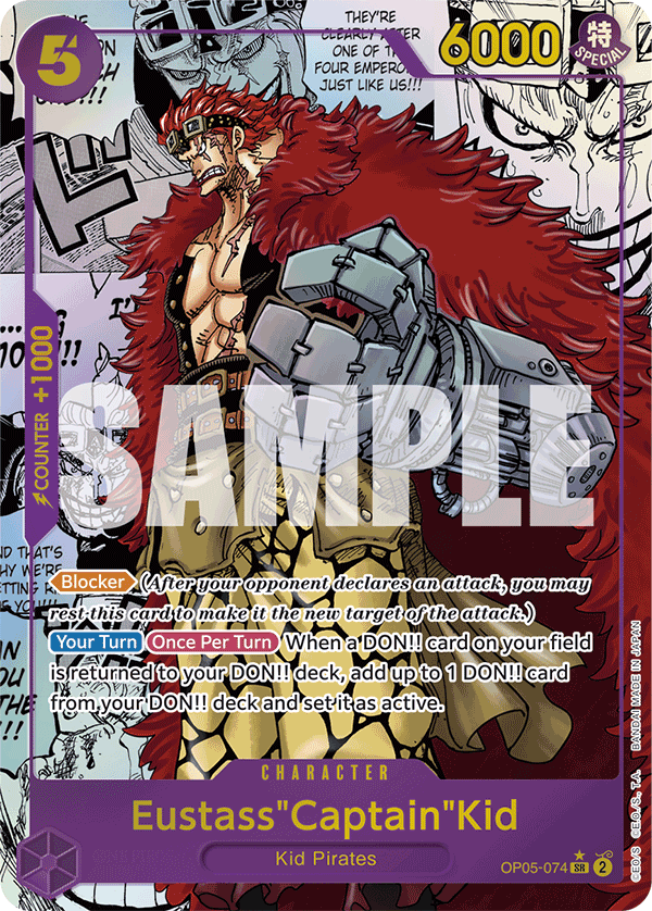 Eustass"Captain"Kid - onepiece TCG Card
