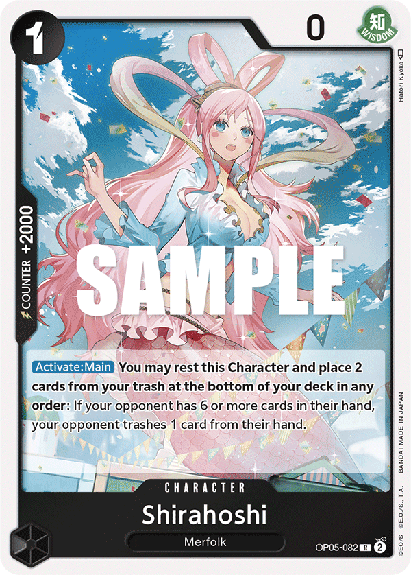 Shirahoshi - onepiece TCG Card