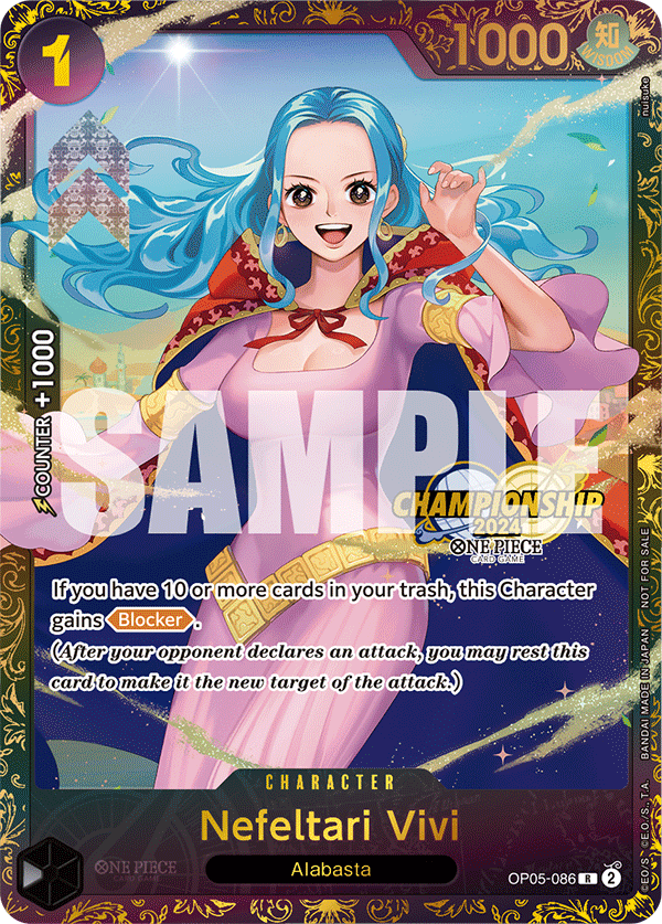 Nefeltari Vivi - onepiece TCG Card