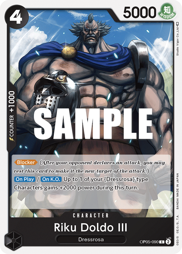 Riku Doldo III - onepiece TCG Card