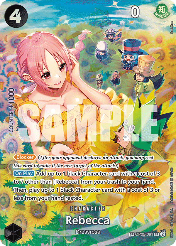 Rebecca - onepiece TCG Card