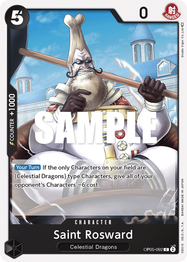 Saint Rosward - onepiece TCG Card