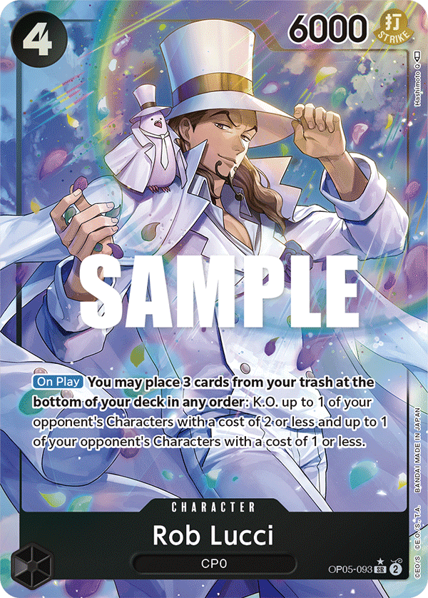 Rob Lucci - onepiece TCG Card