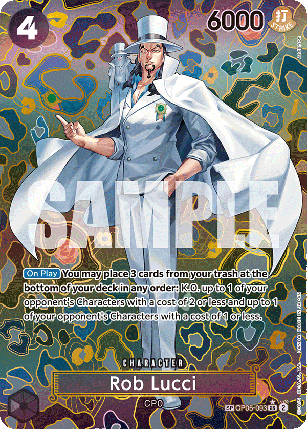 Rob Lucci - onepiece TCG Card
