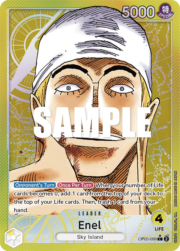 Enel - onepiece TCG Card