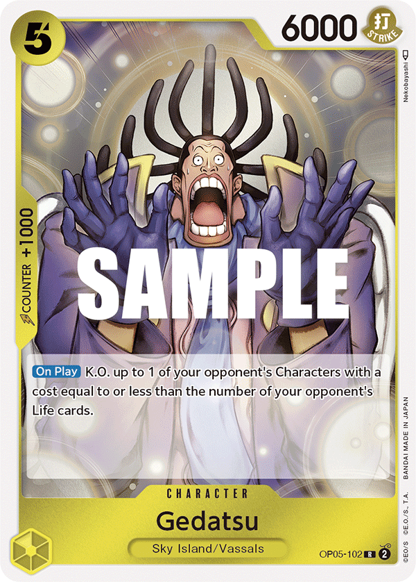 Gedatsu - onepiece TCG Card