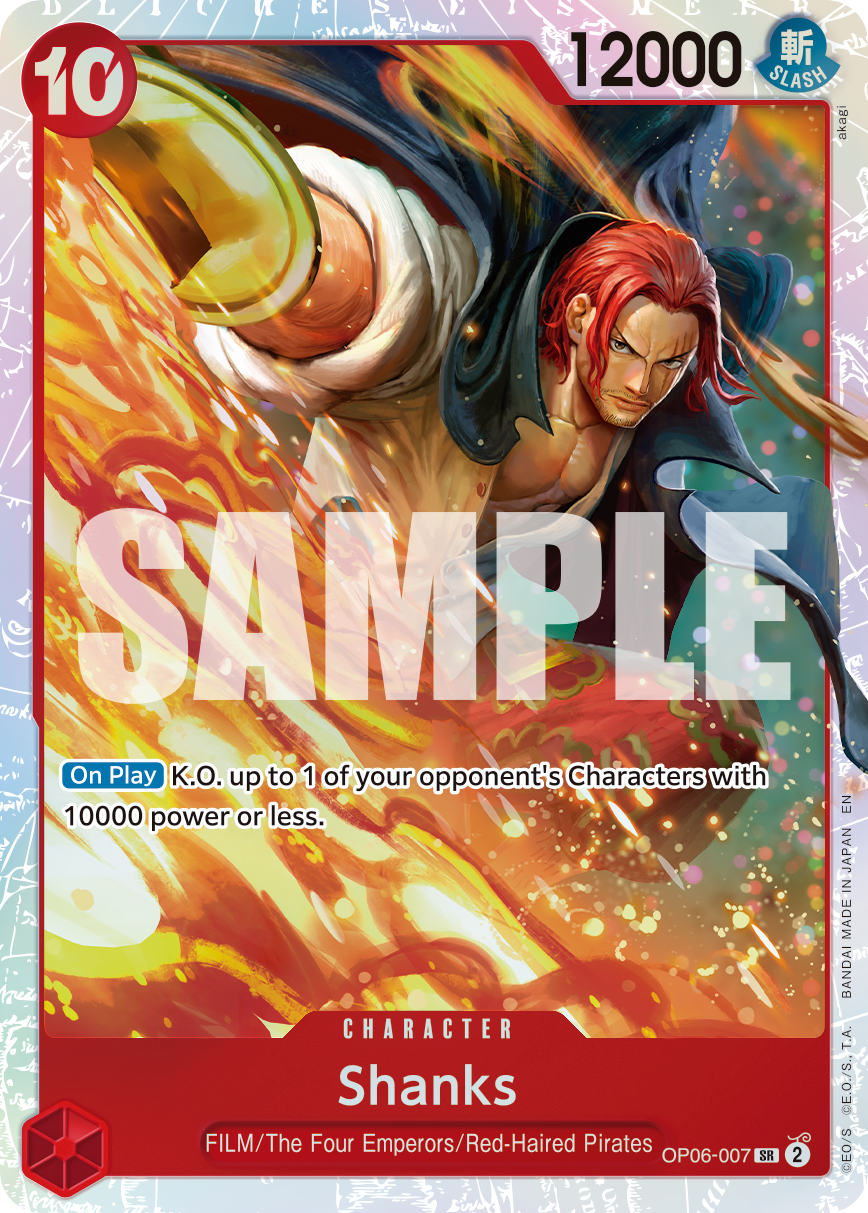 Shanks - onepiece TCG Card