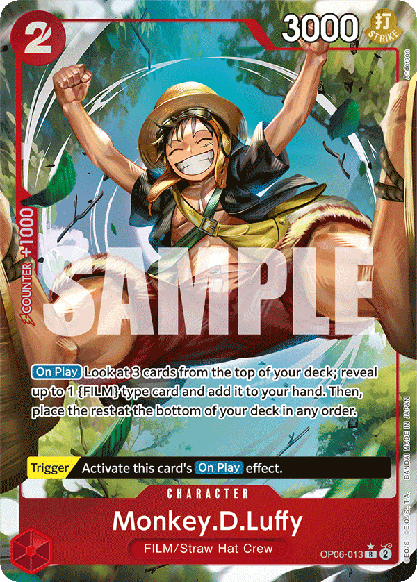 Monkey.D.Luffy - onepiece TCG Card