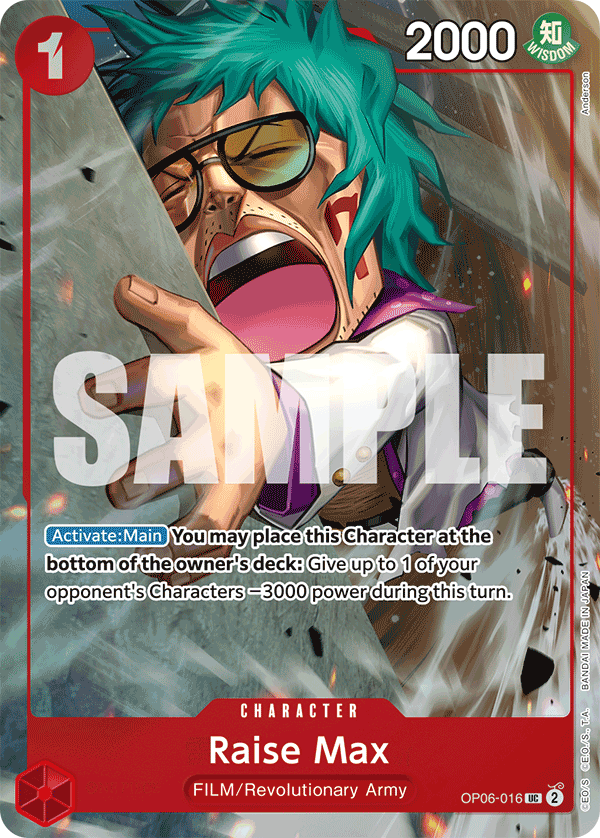 Raise Max - onepiece TCG Card
