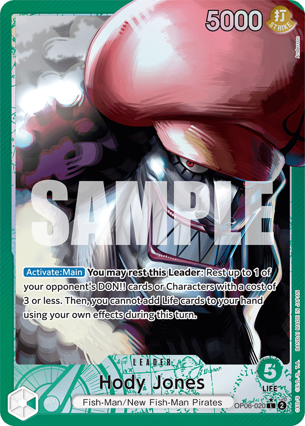 Hody Jones - onepiece TCG Card