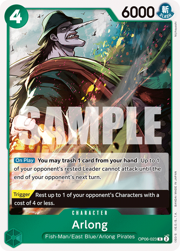 Arlong - onepiece TCG Card